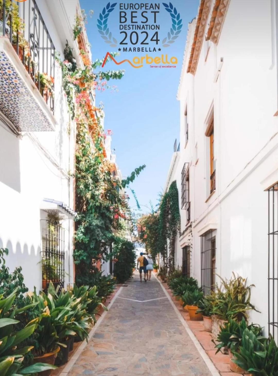 Amazing Front Sea View Studio. Marbella Centre Ngoại thất bức ảnh